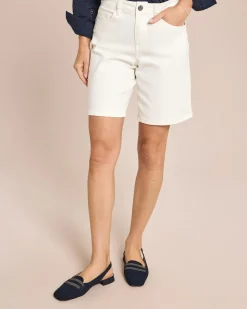 Shorts aus Baumwoll-Twill