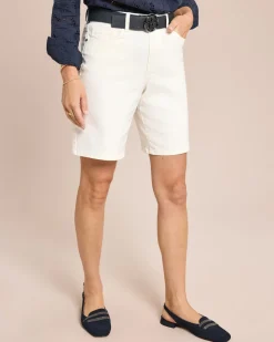 Shorts aus Baumwoll-Twill