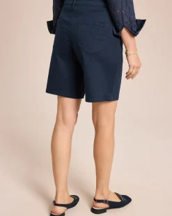 Shorts aus Baumwoll-Twill