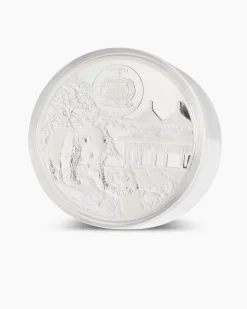 Silber-3D -Skulpturmünze Himmelstempel