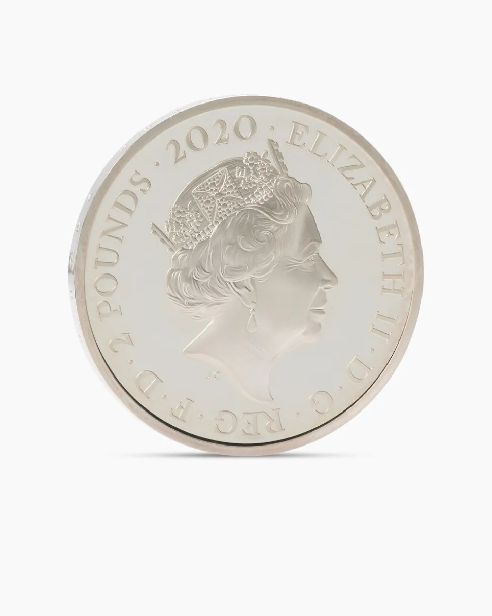 Silbermünze Elton John 2020