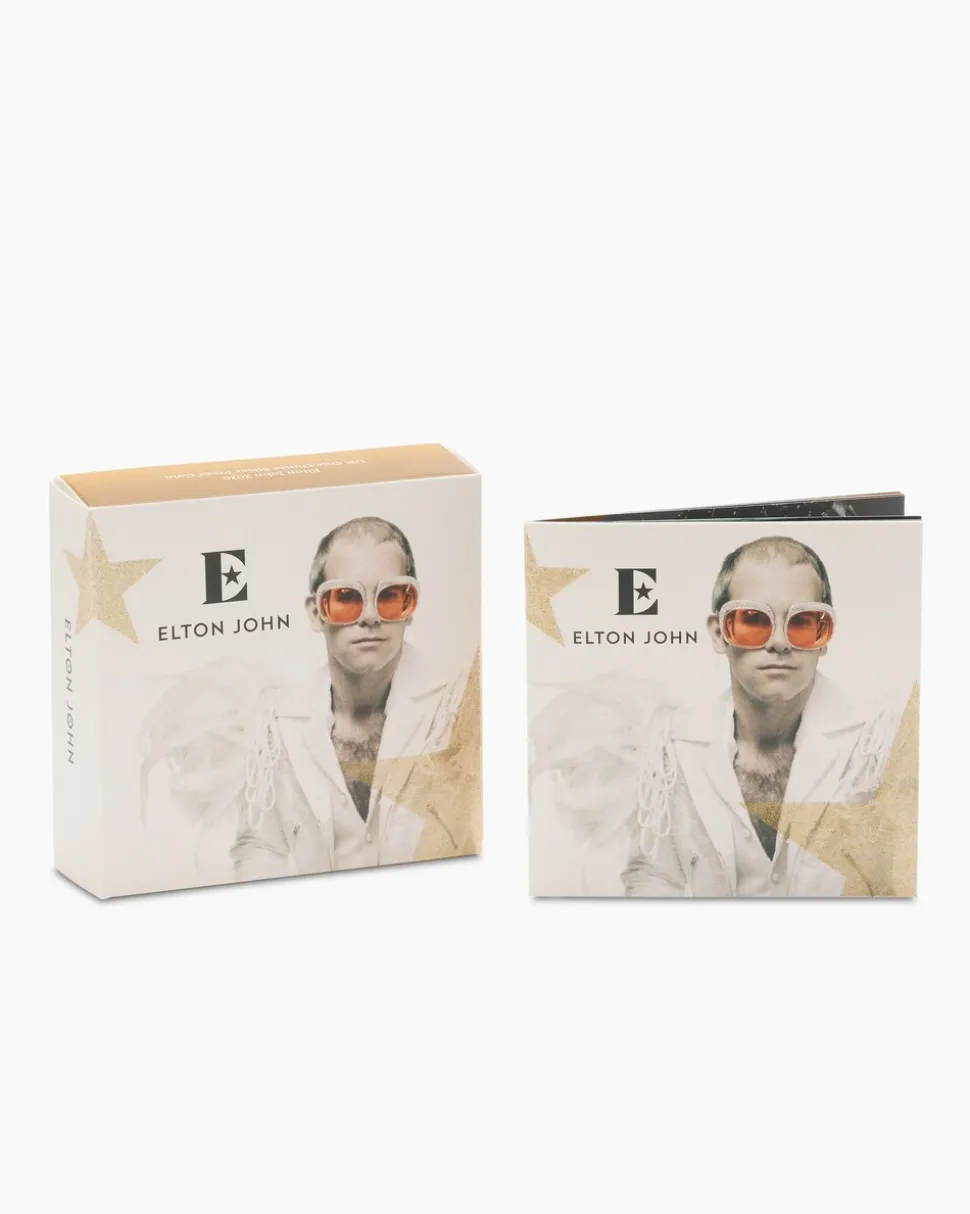 Silbermünze Elton John 2020