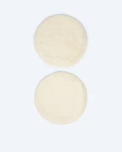 Sitzauflage "Britt" in Kaninchenfell-Optik, 2er Set