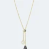 Slider-Collier mit MK-Perlen 10 & 10x18mm