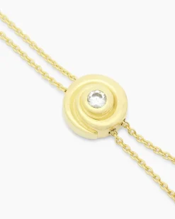 Slider-Collier mit MK-Perlen 12 & 12 x 15 mm
