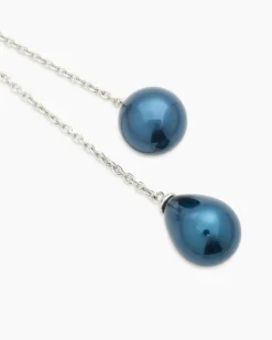 Slider-Collier mit MK-Perlen 12 & 12 x 15 mm
