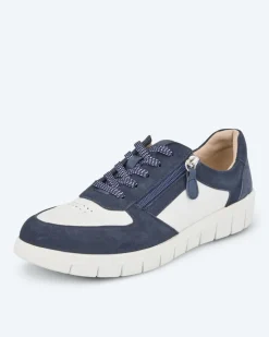 Sneaker in Bicolor-Optik