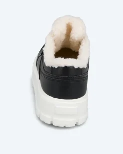 Sneaker mit Fellimitat