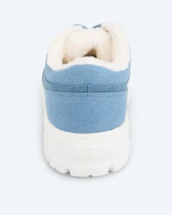 Sneaker mit Fellimitat