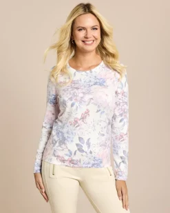 Soft Pullover Hortensien-Rosen-Mix