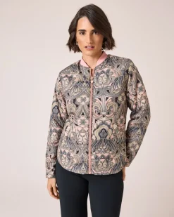 Sommer-Steppjacke mit Print