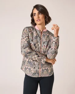 Sommer-Steppjacke mit Print