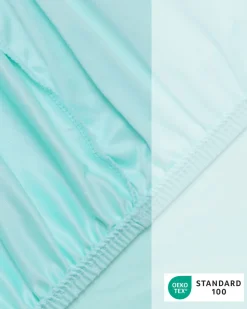 Spannbettlaken aus Interlock-Jersey
