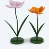 Stabkerzenhalter "Blumen", 2tlg.