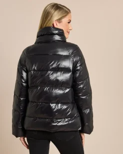Steppjacke im Cape-Stil