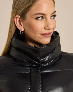 Steppjacke im Cape-Stil