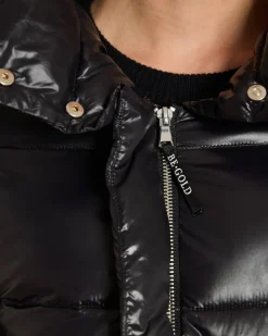 Steppjacke im Cape-Stil