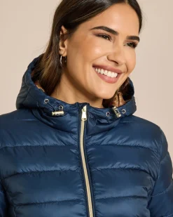 Steppjacke mit Fake Down Füllung