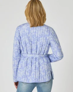 Steppjacke mit Gürtel