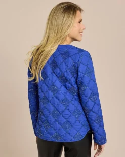 Steppjacke mit Lurex