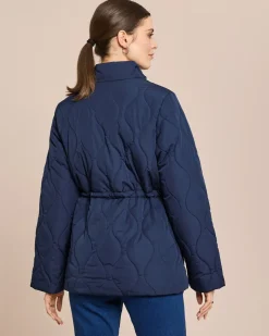 Steppjacke mit Tunnelzug