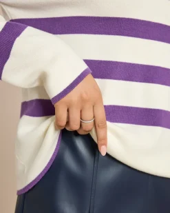 Streifen Pullover