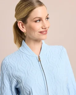 Strick Blouson mit Jacquard