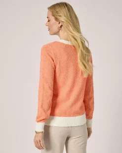 Strickjacke aus Flauschgarn