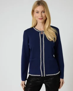 Strickjacke mit Deko