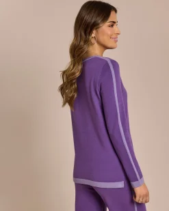 Strickpullover mit Farbdetail
