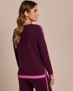 Strickpullover mit Farbdetail