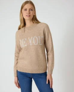 Strickpullover mit Intarsia