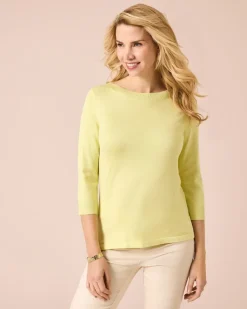 Strickpullover mit U-Boot-Ausschnitt