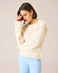 Strickpullover "Pointelle"