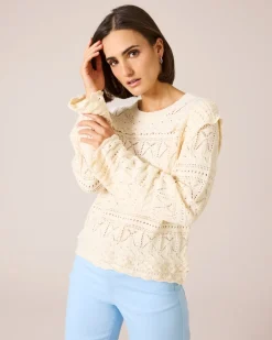 Strickpullover "Pointelle"