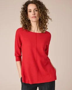 Strickshirt mit Struktur