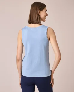 Stricktop mit Kettenverzierung