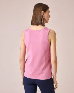 Stricktop mit Kettenverzierung