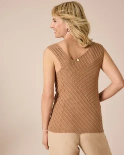 Stricktop mit Struktur