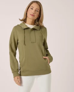 Sweat Hoodie mit Logo-Stickerei