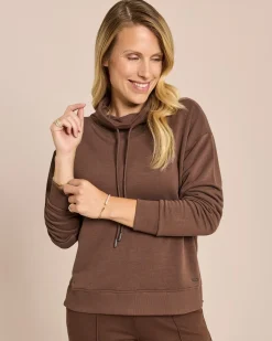 Sweatpullover mit Schlitzen