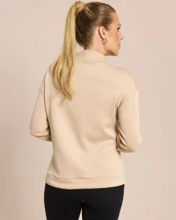 Sweatshirt mit lockerem Kragen