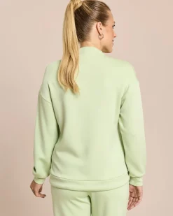 Sweatshirt mit lockerem Kragen