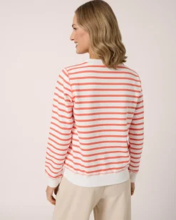 Sweatshirt mit Streifen