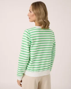 Sweatshirt mit Streifen