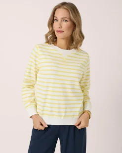 Sweatshirt mit Streifen