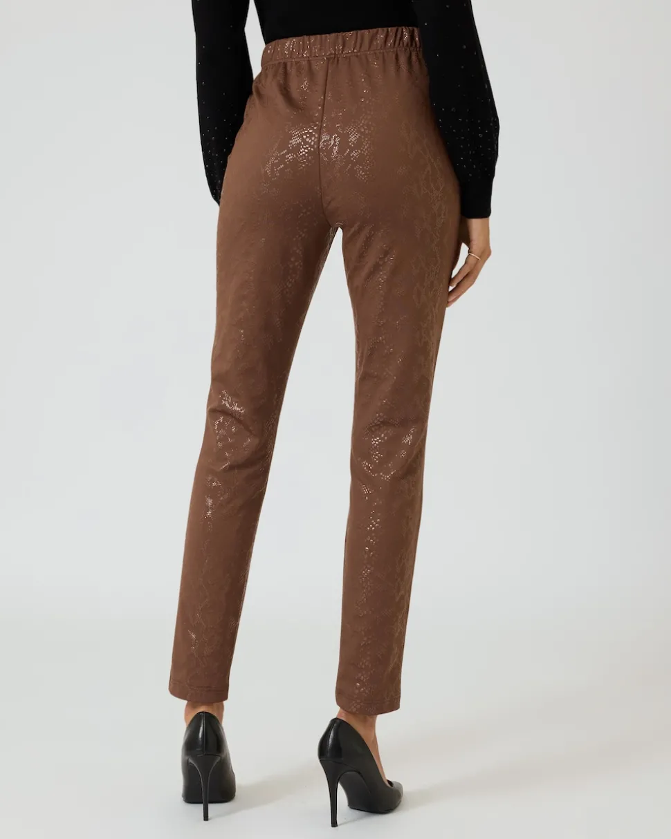 Thermohose mit Schlangen-Print