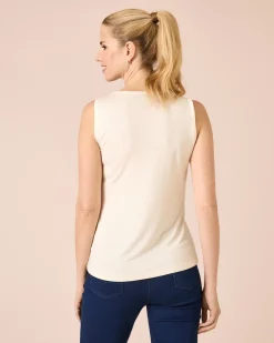 Top mit Strass-Logo