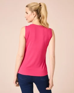 Top mit Strass-Logo