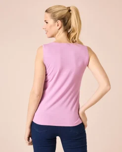 Top mit Strass-Logo